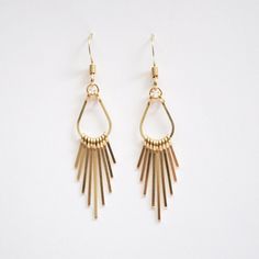 Fringe Dangle Earrings Fringe Dangle Chandelier Earrings, Elegant Metal Fringe Jewelry, Dangle Tassel Chandelier Earrings, Adjustable Tassel Drop Earrings, Bohemian Linear Dangle Earrings With Ear Wire, Bohemian Metal Tassel Earrings With Fringe, Elegant Fringe Dangle Jewelry, Elegant Dangle Jewelry With Fringe, Metal Fringe Dangle Earrings