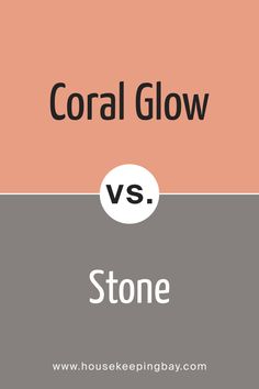 Coral Glow 026 vs. BM 2112-40 Stone Muted Brown, Coordinating Colors, Modern Interiors, Benjamin Moore, Paint Ideas