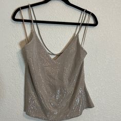 Nwt Topshop Silver Laces Up The Back Crop Top. Sleeveless. V- Neck. New Condition Festival Night Out Summer Concerts Vegas Bachelorette Party Evening Party Sz. 8 Chest 18” Length 25” Adjustment For How It Is Tied Night Out Summer, Vegas Bachelorette Party, Crop Top Sleeveless, Summer Concerts, Vegas Bachelorette, Back Shirt, Silver Lace, Summer Concert, Top Sleeveless