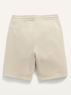 Elasticized waistband, with interior drawstring.  Diagonal front pockets, with jersey lining.  Faux fly.  Soft, garment-washed fleece.  Easy pull-on style.  Sits at waist.  Straight hip and thigh.  Boys jogger shorts hit above knee. Machine wash cold Casual Shorts With Ribbed Waistband And Short Inseam, Casual Leisure Shorts With Elastic Waistband, Casual Shorts With Elastic Waistband For Leisure, Casual Shorts With Elastic Waistband, Sporty Leisure Bottoms With Pull-on Style, Sporty Leisure Pull-on Style Bottoms, Sporty Pull-on Style Bottoms For Leisure, Casual Pull-on Shorts For Loungewear, Casual Pull-on Style Shorts For Loungewear