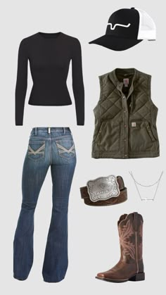 icon Casual Country Outfits, Country Fits, Country Outfit, Western Fits, Southern Outfits, Country Style Outfits, Western Wear Outfits, Cute Country Outfits, Looks Country