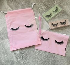 Includes: 1 x Pink eyelash print drawstring gift bag 1 x Pink eyelash print mini makeup bag 2 x Sets of false eyelashes (sets picked at random) 1 x Eyelash brush  2 x Pink eyelash cleaning cotton swabs Perfect present for any lash lover! Eyelash Cleaning, Party Sleepover, Lash Kit, Mini Makeup Bag, Eyelash Kit, Drawstring Gift Bag, Eyelashes Mascara, Eyelash Brush, Eyelash Sets