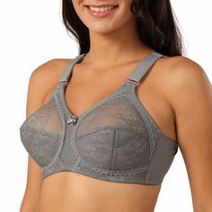 Women Full cup Bra Large bust Minimiser Bras Wireless Unpadded Comfort Underwear | eBay Leisure Wear Women, Bra Sewing Pattern, Bra Sewing, Plus Size Bras, Bra Items, Minimiser Bra, Summer Beach Outfit, Plus Size Bra, Bra And Panty Sets