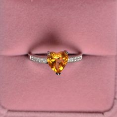 This is a gorgeous handmade creation. Its beauty is its simplicity & Elegance. The 8 mm heart cut faceted natural citrine is crafted in solid sterling silver and with rhodium plated. All item is sent in a beautiful gift box You can realize more lovely stuff clicking the link https://www.etsy.com/shop/knightjewelry?refshopsection_shophome_leftnav Please leave the correct address and you phone number for delivering successfully. Orange Citrine Jewelry For Promise Ring, Heart Cut Sapphire Ring In Sterling Silver For Gift, Heart Cut Sapphire Ring In Sterling Silver, Silver Heart Cut Sapphire Gemstone Ring, Amber Topaz Sterling Silver Promise Ring, Silver Sapphire Heart Cut Ring, Amber Topaz Ring In Sterling Silver For Promise, Sterling Silver Sapphire Heart Cut Promise Ring, Sterling Silver Sapphire Promise Ring, Heart Cut