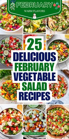 the 25 delicious and healthy vegetarian salads