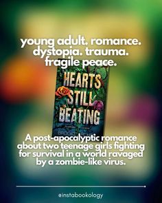 a book cover with the words heart's still beating