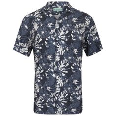 Achieve that island state-of-mind with the tropical vibe of a Hawaiian shirt. Great for summer vacation, daily leisure, sun beach, travel, rock parties, concert, streetwear, stage performance, dating, urban style, themed parties etc. This hawaiian short sleeve shirt is made from breathable, lightweight fabrics to maintain a relaxed look and feel. Hawaiian Printed Camp Shirt For Beach Season, Casual Palm Tree Print Hawaiian Shirt, Vacation Camp Shirt With Tropical Print And Camp Collar, Vacation Camp Shirt With Tropical Print, Casual Camp Shirt With Camp Collar For Vacation, Hawaiian Style Printed Camp Shirt For Vacation, Tropical Printed Camp Shirt For Beach Season, Blue Tropical Hawaiian Shirt For Vacation, Hawaiian Camp Shirt With Palm Tree Print