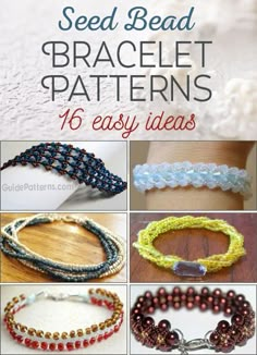 seed bead bracelet patterns that are easy to make