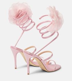 Spring Event Pink Sandals, Pink Sandals For Spring Events, Elegant Sandals For Summer Fashion Events, Spring Gala Sandals With Padded Heel, Spring Gala Ankle Strap Sandals, Elegant Sandals For Spring Fashion Events, Spring Gala Heels With Single Toe Strap, Spring Gala Sandals With Single Toe Strap, Spring Gala Leather Heels