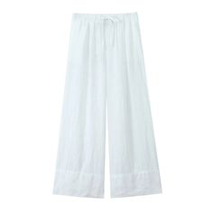 43122375131183|43122375163951|43122375196719|43122375229487 Linen Palazzo Pants, Female Pants, Drawstring Trousers, Waist Sash, Trousers For Women, Casual Wide Leg Pants, Linen White, Linen Women, Pants Women