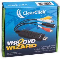 clearclick vhs 2 dvd wizard video tape to dvd converter