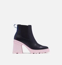 The Brex™ take on a classic Chelsea with unique detailing and outstanding functiONAlity Heeled Chelsea Boots, Wrap Heels, Sorel Womens, Wedge Boots, Winter Day, Platform Boots, Shoes For Women, Bootie, Women's Boots