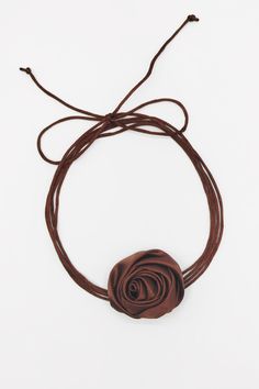 Rosette tie, wear it as a choker, a belt, on your bag, wherever you like!Content + CareDo not get wetAvoid contact with lotions and fragrances Tie Necklace, You Bag, Choker, Lotion, Wear It, Fragrance, How To Wear