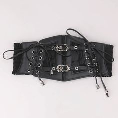 Transforming your look is easy with the right belt. Give your waist a unique touch and make a fashion statement with our lace elastic sash corset style belt with retro buckle. Get ready to receive the love of the drag queens who love our belts! Belt Material: PU Style: Fashion Width: 5.9"/15cm Waist: S: 25.6"-29.5"/65-75cm M: 29.5"-33.5"/75-85cm L: 33.5"-37.4"/85-95cm XL: 37.4"-41.3"/95-105cm XXL: 41.3"-49.2"/105-125cm Black Party Corset With Belt, Gothic Corset Belt For Evening, Gothic Adjustable Corset Belt With Belt Included, Adjustable Gothic Corset Belt With Included Belt, Black Gothic Belt For Festival, Gothic Corset Belt For Festivals, Black Corset With Belt Loops For Party, Black Party Corset With Belt Loops, Black Gothic Corset With Belt