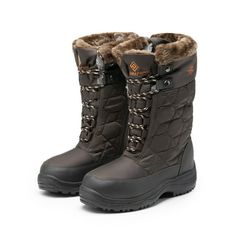 These fantastic warm snow boots will keep your feet comfortable and snug through snow, slush, ice, and freezing temperatures! Say goodbye to cold feet; you can rely on these winter boots to keep your feet warm, dry, and feeling wonderful! Size: 7.  Color: Brown.  Gender: female.  Age Group: adult. Slush Ice, Warm Snow Boots, Winter Snow Boots, Winter Snow, Winter Boots, Snow Boots, Mid Calf, Gender Female, Clothing And Shoes