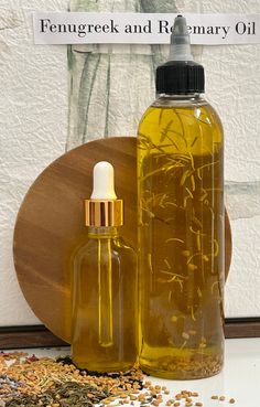 Herbal Rosemary and Fenugreek Hair Growth Oil Available sizes: 2 oz, 8 oz, 64 oz and 128 oz Oils and herbs are infuse for weeks and months. Great for hair hair growth and breakage Section your and apply directly to your scalp 3-5 times per week.  You can also apply to your hair It can also be use as an pre-pop(hot oil treatment) before washing your hair Ingredients: Grapeseed oil, Black Castor oil , Black cumin seed, Haitian Castor oil, Horsetail, Fenugreek, Herbs, Lavender, Peppermint, Pumpkin Body Cream Recipe, Herbal Hair Growth Oil, Overnight Hair Growth, Black Cumin Seed, Herbal Hair Growth, Quick Hair Growth, Overnight Hair, Hair Ingredients, Natural Hair Growth Oil