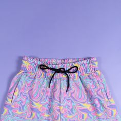 Keep warm and comfy with our Weird N Wavy Joggers. The joggers feature a custom-printed pattern and four printed icons on the lower left leg 80% cotton / 20% polyester fleece 100% polyester lining Sporty Pink Bottoms With Graphic Print, Sporty Pink Graphic Print Bottoms, Pink Sporty Bottoms With Graphic Print, Casual Pink Bottoms With Graphic Print, Casual Multicolor All-over Print Pants, Casual Multicolor All Over Print Pants, Casual Multicolor Pants With All Over Print, Casual Multicolor Drawstring Bottoms, Pink Sports Shorts With Graphic Print