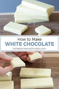 how to make white chocolate in the kitchen