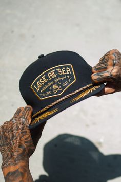 Unique Baseball Caps, Embroidered Hats Baseball Caps Men, Cool Hats For Men, Trendy Caps, Mens Hats Fashion, Lost At Sea