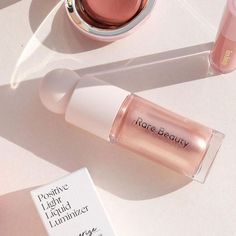 Rare Beauty Highlighter Aesthetic, Highlighter Aesthetic, Rare Beauty Highlighter, Viral Makeup, Rare Beauty By Selena Gomez, Star Eyes, Pinterest Makeup