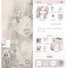 Cute Wallpaper Layout, Iphone Layout Inspiration, Ios 16 Layout Pink, Contact Poster Ideas Iphone, Shoujo Phone Layout, Nana Iphone Layout, Iphone 15 Layout, Phone Layout Ideas Pink, Aesthetic Pink Layout