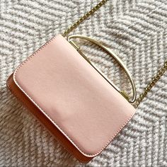 Bcbgmaxazria Light Pink Crossbody Gold Accent Bag Purse Brand New Condition - Never Used Gold Adjustable Strap Or Use As Clutch Color: Pink / Blush This Really Fun Sophisticated Bag Can Be Used As A Crossbody Bag Or Clutch. It Has A Pretty Gold Detail And Super Soft. I Would Carry My Lipstick, Phone, Wallet And Keys For The Night Out. You Can Use This Daily Or On Special Occasions. Pair This Bag With Nude Or Black Heels To Complete The Look. I Love This Bag So Much! I Never Got To Use It But It Pink Evening Clutch With Detachable Strap, Evening Pink Clutch With Detachable Strap, Pink Chic Evening Bag For Formal Occasions, Pink Shoulder Bag With Detachable Strap For Party, Pink Evening Bag With Detachable Strap For Parties, Pink Evening Clutch Bag, Feminine Pink Clutch Evening Bag, Pink Crossbody Clutch With Detachable Strap, Feminine Crossbody Shoulder Bag For Party