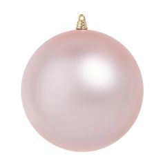 a pink ornament on a white background