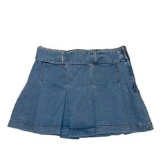 In Blue Denim Size Xs; New With Tag Waist Flat 13.5”; Length 13” Miss Sixty X Uo Denim Mini Skirt By Miss Sixty, Found Only At Uo. Kilt-Style Skirt Featuring A High-Rise Waist, Pleated Design And Zip-Up Fastening To Side. Finished With A Belt At The Waist 98% Cotton, 2% Spandex - Machine Wash - Imported Blue Velvet Skirt, Kilt Style, Camo Mini Skirt, Check Mini Skirt, Urban Outfitters Skirt, Kilt Skirt, Pink Mini Skirt, Plaid Pleated Skirt, Orange Plaid