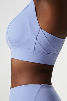 Size (inch) Bust Under-bust S 27.56 23.62 M 29.13 25.20 L 30.71 26.77 XL 32.28 28.35 Fabric | Spandex Go-dry Elastane Sports Bra, 4-way Stretch Elastane Sports Bra, Breathable Elastane Sports Top, Blue Sports Bra With Built-in Bra For Workout, Sports Tops With Built-in Bra, Elastane Sports Bra With Built-in Padding, Fitted Blue Activewear With Built-in Padding, Breathable Elastane Sports Bra, Blue 4-way Stretch Tops For Yoga