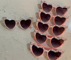 Bachelorette Glasses, Bride Sunglasses, Bachelorette Sunglasses, Sunglasses Fit, Bachelorette Party Sunglasses, Sunglasses Party, Custom Sunglasses, Party Sunglasses, Heart Sunglasses