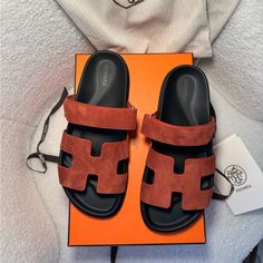 Brand New Full Set Hermes Chypre Size 38 Dark Brown Color Orange Canyon Sac Louis Vuitton, North Korean, Online Customer Service, Turin, Pant Shirt, Louis Vuitton Neverfull, Caribbean Netherlands, Real Leather, Miu Miu