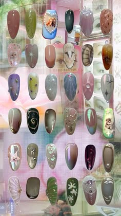 Fantasy Nails, Funky Nails, Nail Inspiration, Mix N Match, Nails Ideas, Glow Up?, Beautiful Nails, Cute Nails, Nail Inspo