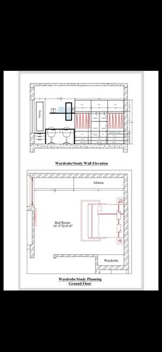 two drawings of the same kitchen and living room, with different areas to each other