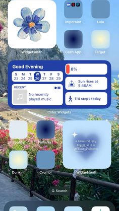 an iphone screen showing the settings for different things to see and do in this app