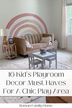 Create the ultimate chic play area with my latest shop my home LTK link featuring 16 must have kid’s playroom décor items for a stylish and organized playroom. From my favorite kid’s playroom cube organizer to kids table and chair sets, these kid’s play area must haves will transform any room into a magical haven for play and imagination. Click the link to see more today! Kids Table And Chair Sets, Organized Playroom, Kids Table And Chair, Room Ideas Inspiration, Modern Playroom, Kids Playroom Decor, Kids' Playroom, Playroom Design, Playroom Organization