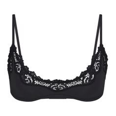 FITS EVERYBODY LACE SCOOP BRALETTE | ONYX Cheap Underwire Bra For Night Out, Cute Bra And Under Set Teen, Cheap Lace Bra With Padded Cups, Black Lace Bra Crop Top, Cheap Spaghetti Straps Intimates For Bedtime, Cheap Low-cut Intimates With Straps, Cheap Victoria's Secret Intimates For Loungewear, Cheap Intimates For Date Night In Summer, Casual Medium Support Cheap Intimates