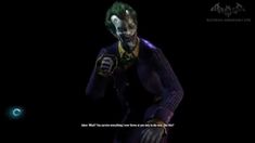 the joker in batman ark is giving thumbs up