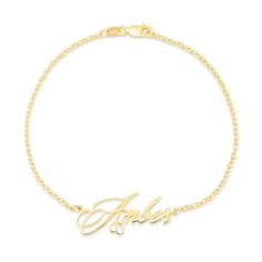 Get a fabulous personalized jewelry accessory with these Elegant Script Gold Name Anklet.  This custom gold plated sterling silver name anklet features a name or word of your choice in a delicate elegant script.  Letter size may vary depending on length of name. Name Anklet, Necklaces For Mom, Text Gift, Jewelry For Kids, Family Tree Necklace, Birthstone Jewelry, Gold Plated Sterling Silver, Metal Stamping, Spring Rings