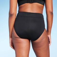 You'll feel great and look stylish during sunny outings in this Tummy Control High-Waist Full Coverage Bikini Bottom from Kona Sol™. Designed with a high-waist cut for a flattering fit, this bikini bottom has an on-trend silhouette that also provides full seat coverage for confident wear. It's made from soft, stretchy material and fully lined so you can be assured you're covered both in the water and out. The tummy control design gives you a slimming fit, and the solid color makes it easy to pai High Waist Solid Color Tankini For Swimming, Summer High-cut Leg Shapewear Swimwear, High Stretch Athleisure Swimwear For Summer, Sporty High Waist Tankini For Beach, Workout Shapewear Bottoms In Brief Style, Workout Shapewear Bottoms Brief, Workout Shapewear Brief Bottoms, High Waist Swimwear For Beach Season, High Rise Summer Swimwear