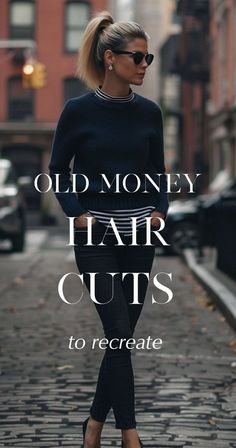 Old Money Aesthetic Women Brunette, Classy Casual Hairstyles, Classic Hair Styles For Women, Old Money Long Dresses, Long Old Money Hair, Polished Style Outfits, Old Money Mom Style, Old Money Aesthetic Fall Outfit, Old Money Long Haircut