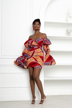 Ankara Dress Designs, African Print Clothing, Short African Dresses, Afrikaanse Mode, African Fashion Traditional, Ankara Dresses, African Styles, African Inspired Fashion, Ankara Style