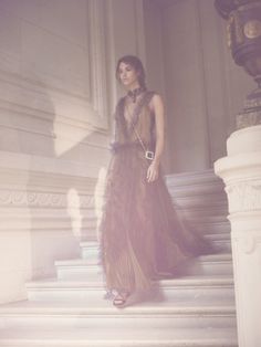 Call Of Cthulhu, Pleated Chiffon, Tulle Gown