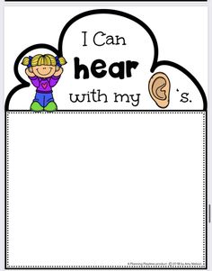 an i can hear with my s poster on the back of a white paper bag