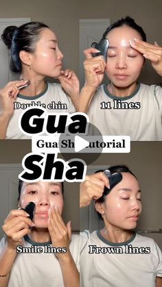 Gia Sha Tutorial, His Sha, Gia Sha Face Before And After, Gu Sha Facial How To Use, Gia Sha Face Routine, Body Maintenance, Skin Recipes