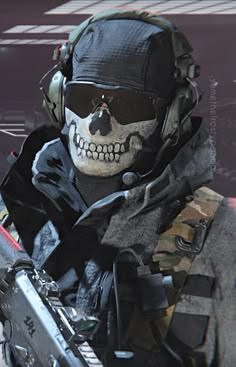 Soldier Oc, Cod Pfp, Call Of Doody, Call Of Duty Ghost, Simon Riley, Ghost Cod, Video Game Tattoo, Simon Ghost Riley