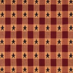 Plaid Star Jacquard Cotton Calico Fabric | Hobby Lobby | 690099 Checkered Design, Cute Fabric, Calico Fabric, Rustic Colors, Wood Bridge, Hobby Lobby, Sewing Fabric, Home Accents, Table Runners