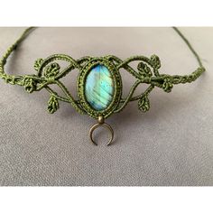 Labradorite necklace,leaf detail macrame jewelry,green labra - Inspire Uplift Macrame Choker Necklace, Macrame Choker, Woman Jewelry, Labradorite Necklace, Handmade Jewelry Necklace, Labradorite Necklaces, Necklace Fashion, Macrame Jewelry, Handmade Necklaces