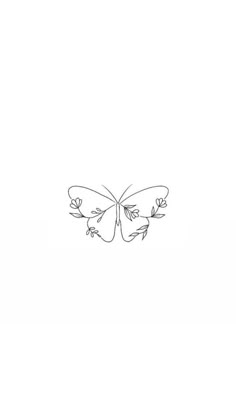 a line drawing of a butterfly on a white background