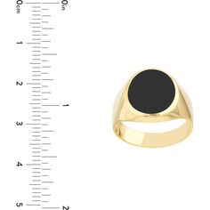 Dive deep into the charm of sophistication with our Oval Onyx Signet Ring. Crafted to captivate your senses, this exquisite piece reimagines the timeless signet ring with a modern twist, making it a must-have for your jewelry collection. Awaken your senses with the deep, mysterious allure of the Onyx stone, a gem that has fascinated hearts for centuries.Crafted in 14 Karat gold with a radiant yellow hue, this ring exudes warmth and elegance. The Onyx stone takes center stage, boasting its unique Modern Oval Jewelry With Polished Edges, Timeless Black Enamel Signet Ring For Formal Occasions, Timeless Oval Black Enamel Jewelry, Oval Jewelry With Polished Edges For Anniversary, Modern Yellow Gold Signet Ring With Black Enamel, Modern Onyx Rings For Formal Occasions, Luxury Oval Rings With Polished Edges, Luxury Oval Ring With Polished Edges, Elegant Yellow Gold Oval Ring With Polished Edges