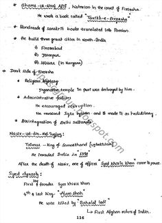 Part4- Delhi Sultanate - Medieval India History Short Notes |APPSC Material, Group 1 Group 2 Notification, UPSC, Bank PO, IBPS, General Studies Material General Studies